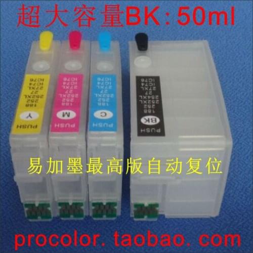 Refill inkjet cartridge 27XL for EPSON WF-7110 WF 7110DTW WF7110 WF7110DTW WF-3620DWF WF-3620 WF3620 WF3620DWF inkjet printers