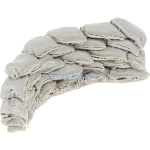 1/35 Scale Resin Model Scene Accessories Sandbags Wall C for WWII Scenery Layout Landscape Boys Kids Toys