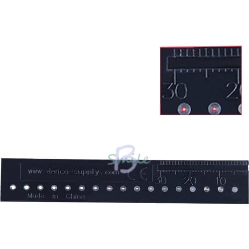1pcs Scale Calibration Ruler Dental Instruments Endo Rulers for Measuring Ruler Endodontic Dental Materials