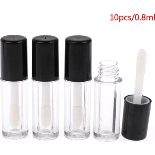 10pcs 0.8ml New Cheap Empty Lip Gloss Tubes Lip Balm Tube Lipstick Cosmetic Container DIY