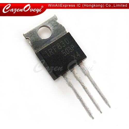 10pcs/lot IRF830PBF IRF830 TO-220 500V 4.5A new original In Stock