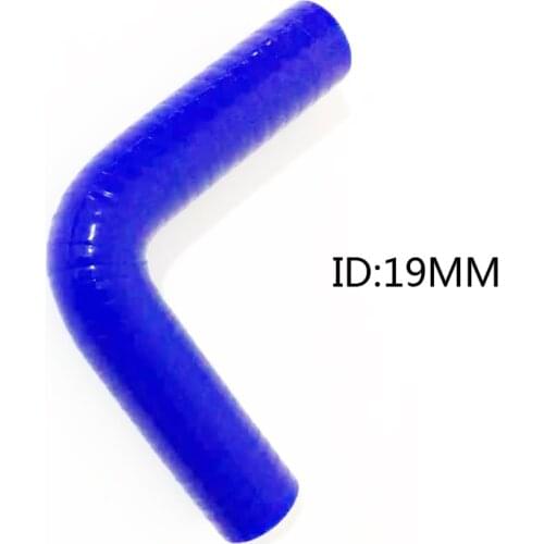 19mm 3/4" 90 Degree Hose Turbo Silicone Elbows Coupler Pipe Hose