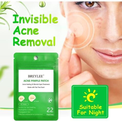 22pc Tea Tree Acne Pimple Patch Face Mask Invisible Acne Stickers Blemish Cure Remover Master Pimples Tool Skin Care Beauty Tool