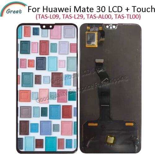 6.62'' For Huawei Mate 30 LCD Display Touch Panel Screen Digitizer For Huawei Mate 30 LCD TAS-L09, TAS-L29, TAS-AL00, TAS-TL00