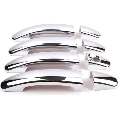 8Pcs/set ABS Chrome Outer Door Handles Cover Trim Garnished Bezel Decoration For Cruze 2009 2010 2011 2012 2013 Accessories