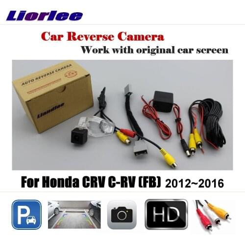 Car Rearview Reverse Parking Camera For Honda CRV C-RV (FB) 2012~2016 Display / HD CCD Rear View Backup Back CAM