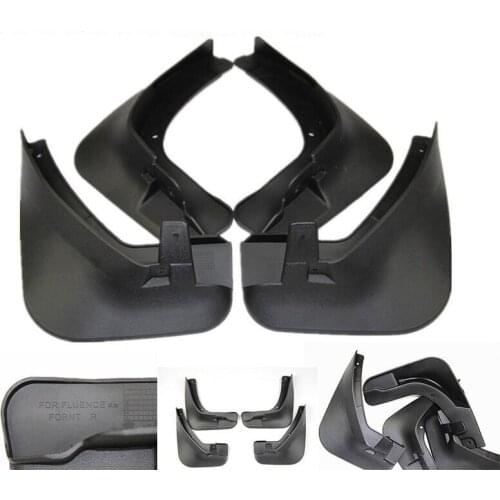 Car Fender Flares Mudguard Mud Flaps Splash Guard For Fluence 2010 2011 2012 2013 2014 2015 2016