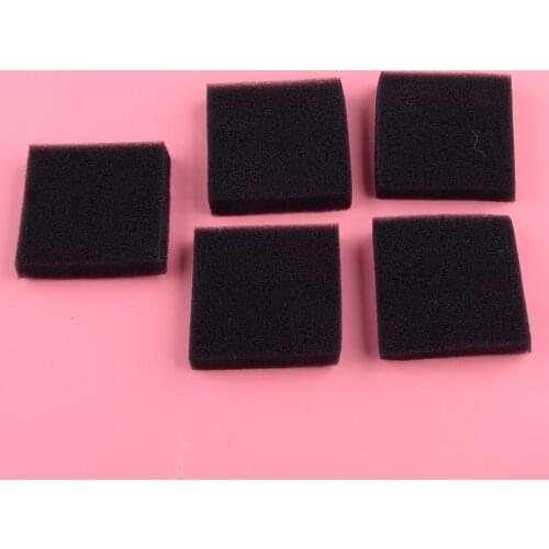 5pcs Black Air Filter Fit For Ryobi PBC3020 PBC3046YB PBC3046YE PBV30 PLT2543 PLT2543Y Strimmer 900952001