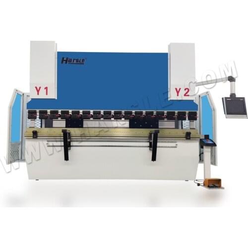 CNC 200T/3200 electro-hydraulic sheet metal bending tool with DA58T