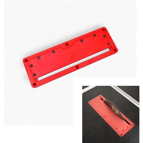 Electric Circular Saw Flip Cover Plate Flip-Floor Table Special Cover Plate Adjustable Aluminium Insert Plate for Table Saw