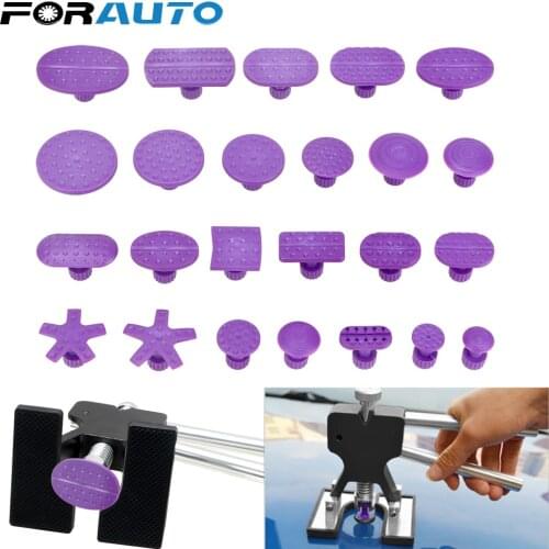 FORAUTO 24 pieces/bag Car Dent Puller Suction Cups Car Dent Repair Tool Paintless Dent Removal Tool Suction Sucker Gasket