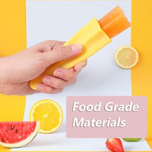 Silicone Popsicle Mold Tray Ice Cream Mold Yogurt Jelly Mould 2020 Summer Freezing Ice Cream Makers Kitchen Accessories Z45