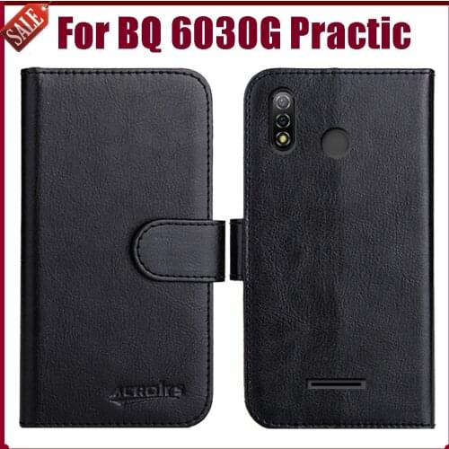 Hot! BQ 6030G Practic Case 5.99" Fashion 6 Colors Flip Soft Leather Wallet Protective Cover For BQ 6030G Practic Case Phone Bag