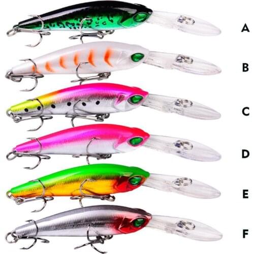 Floating Bait Hard Fishing Minnow Lures 9.5cm 6g Artificial Bait Fishing Lure Portable Artificial Tackle Fishing Accessories New