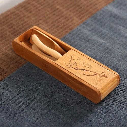 Picture of Color Bamboo Folding Tea Ceremony Six Gentleman Kung Fu Tea Set Tea Tray WF