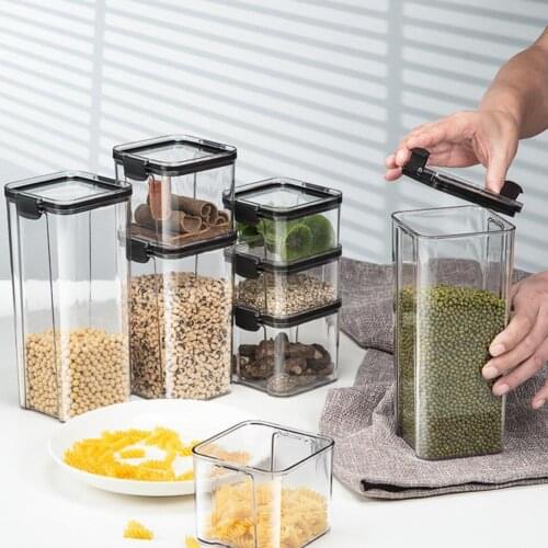 Moisture-proof Lightweight Leak-proof Cereal Sealed Cans for Kitchen