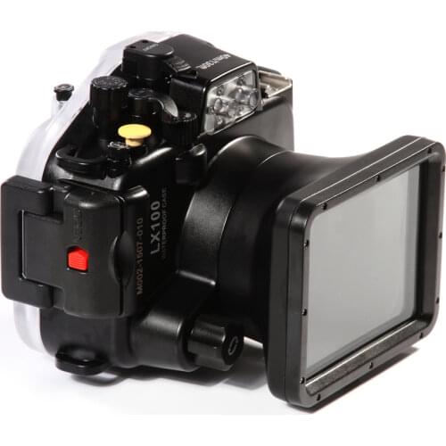 Meikon LX100 40m 130ft Waterproof Underwater Housing Camera Diving Case Cover for Panasonic DMC-LX100 24-75mm