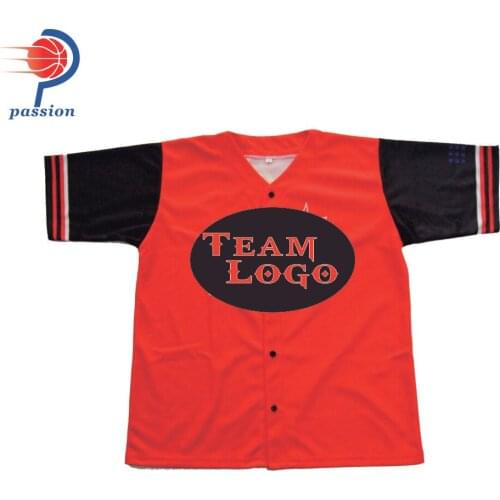 MOQ 5 pcs $27 Each Custom Baseball Top Shirts for Teamwear