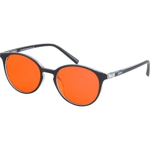 Blue light glasses women glasses 2021 glasses minus presbyopia komputer Orange lenses ophthalmic women good sleep retro glasses