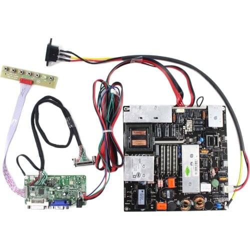 DVI VGA Board For 42" LC420EUN 1920x1080 LCD Screen With Power Supply Board