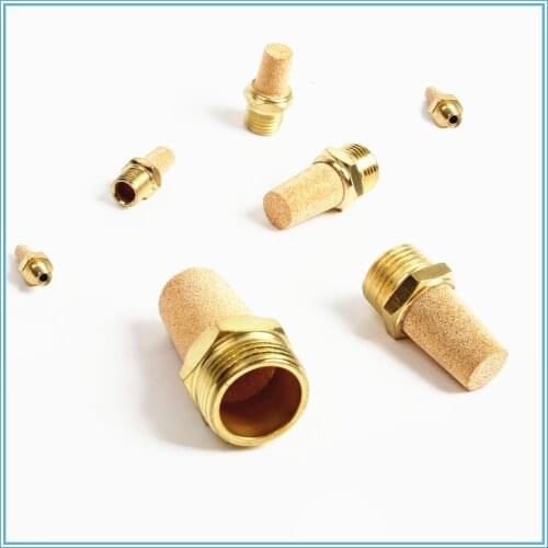Pneumatic Exhaust Muffler Brass Silencer Fitting Noise Filter Reducer Connector BSL-M5 1/8" 1/4" 3/8" 1/2"