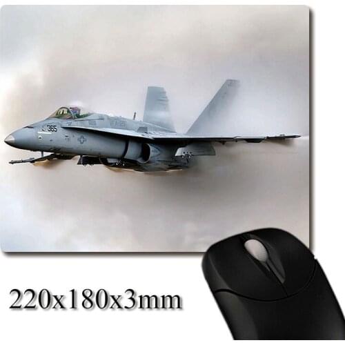 U.S. fighter jet launching missile printed Heavy weaving anti-slip rubber office mouse pad Coaster Party favor gifts 220x180x3mm