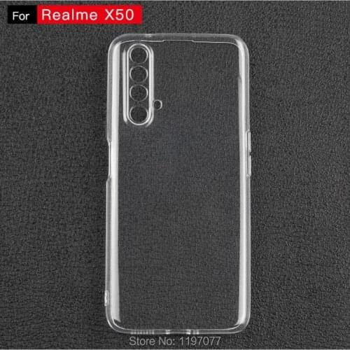 Clear case for OPPO REALME X50 PRO cover shockproof fund matte man women girl boy silicone Чехол for realme X50 transparent case