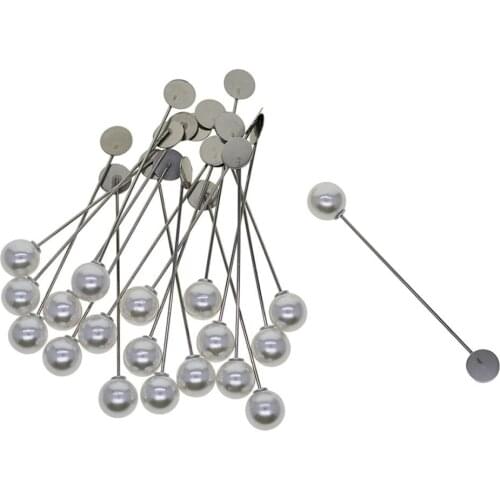 20 Set Stick Pin Stems Lapel Brooch Brooch Base Brooch Part Making Crafts