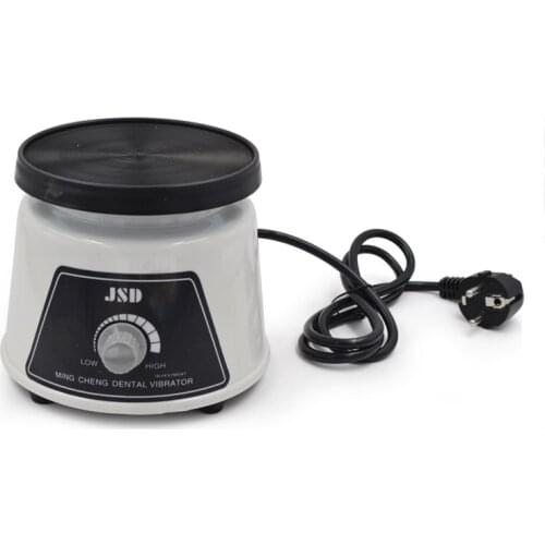 Dental Laboratory Plaster Vibrator Round Small Gypsum Variable Intensity Shaker Oscillator For plaster model