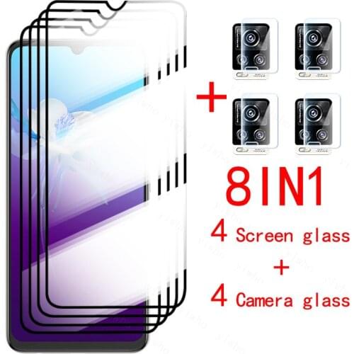 Camera protectors 8in1 for vivo v20 se v20 pro screen protective glass on vovi v 20 20v vivov20se v20pro 6.44'' tremp phone film