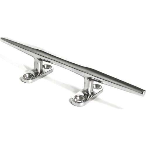 316 Stainless Steel Low Flat Cleat Open Base Cleat Marine Boat Yacht RV Cabin Deck Line Rope Tie Boat Hardware Accessories 1Pc