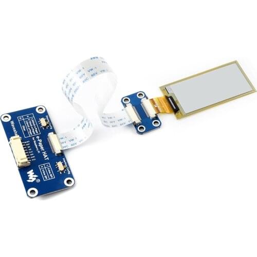 2.13 Inch Flexible E-paper E-ink Display Screen Module HAT Starter Kit for Raspberry Pi Zero W H /3/4 B+ Arduino Epaper Eink