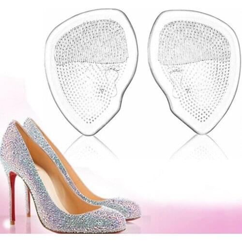 4pcs/lot Silicone Elastic Gel Forefoot Silicone Shoe Pad Foot Support Cushions Sore Pain Insole Foot Care Soft Pain Relief for