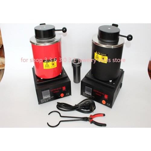 Free Shipping 2kg Gold Melting Furnace Machine 220V Kiln Casting Refining Precious Metals Melts Gold Silver Tin Aluminum