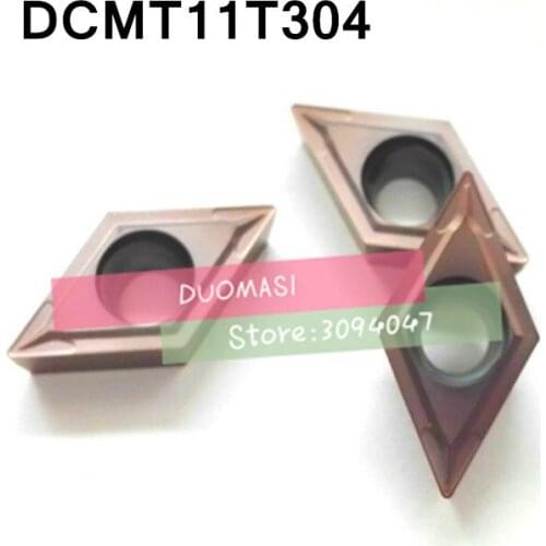 Free shipping DCMT11T304 carbide CNC inserts,CNC lathe tool,apply to stainless steel and steel processing, insert SDJCR/SDFCR
