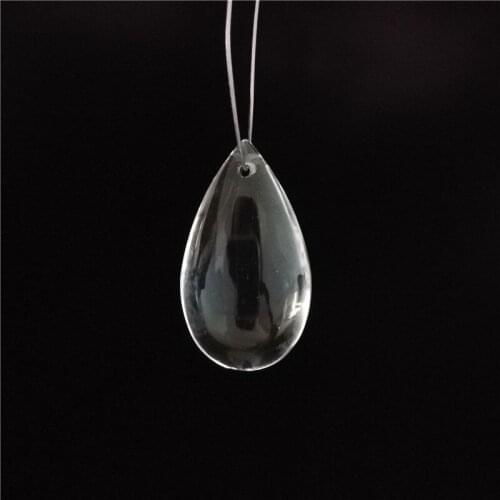 Free shipping AAA Top Quality Tear Drop 38mm Transparent Crystal Chandelier Pendants/Crystal Chandelier Trimming (30pcs/lot)