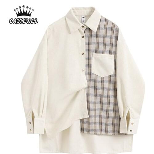 Блузки в клетку CAIJEWEL China At AliExpress