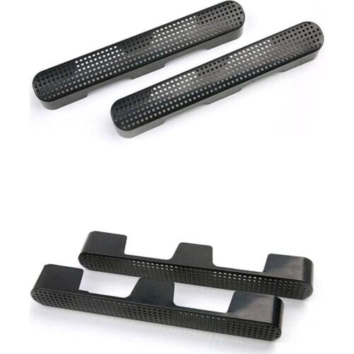 2PCS/Set For Audi Q7 Q8 2017 2018 Accessories Car Air Conditioner Outlet Duct Heat Under AC Protective Vent Grille Cover Se L5U2