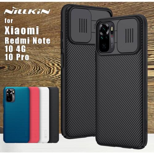 Nillkin for Xiaomi Redmi Note 10T 10 5G NFC Case CamShield Protection Back Cover for Redmi Note 10 Pro / 10 Pro Max / 10s 4G