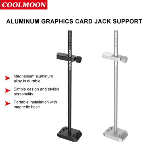 COOLMOON VT192 Graphics Card Bracket Jack Vertical Mounting Graphics Card Companion Bracket Aluminum Alloy Support Bracket