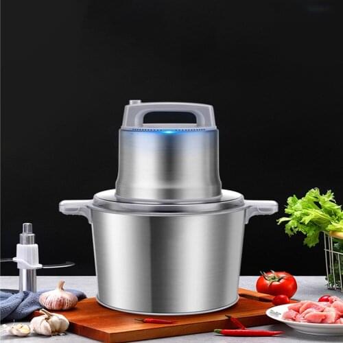 Meat grinder electric stainless steel large-scale vegetable shredder mixer food machine multi-function meat mixer