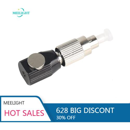 FC Black Round Bare ,fiber Flange Temporary Connection Adapter , OTDR Test Bare Fiber Coupler Fixture Fiber Laser Optical Tools