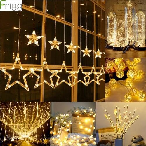 Frigg LED Light String Home Decoration Light Wire Garland Wedding Event Supplies Fairy String Lamp for Indoor Home lighting