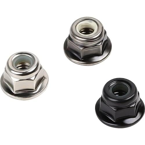 Metal 10Pcs/Set M4 Wheel Hex 4mm Lock Nut for 1:10 RC Rock Crawler Axial SCX10 90046 AXI03007 Traxxas TRX4 Redcat MST