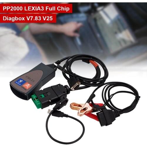 Hot New PP2000 Lexia 3 auto tool kit Diagnostic Scanner Diagbox for Citroen Peugeot Diagnostic Tool Scanner Interface obd2