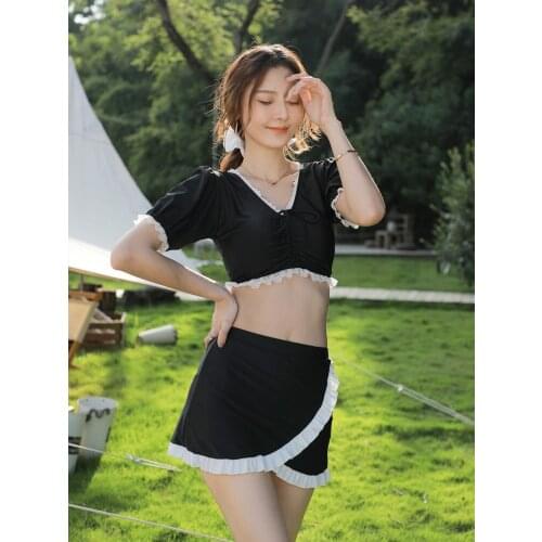 Swim Suit Women Swimwear Plus Size Tankini Swimsuit Push Up Mayo Two Piece For Hot Korea Cute Fairy 2021 New Girl Lovely