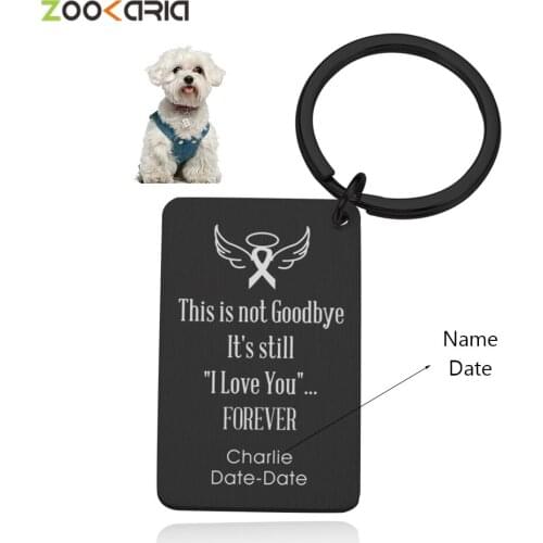 Personalized Pet ID Memorial Loss of Dog Tag for Puppy Kitten Owner Pet Custom Name Date Remembrance Sympathy Dog Accessories