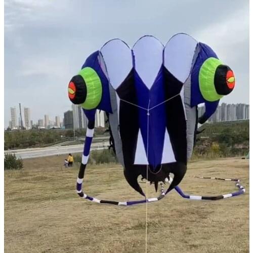 Trilobite beach soft cometas chinas cerf volant single line kites flying vlieger large inflatable kites ripstop nylon aquiloni
