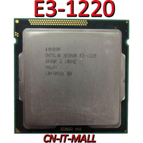 Intel Xeon E3-1220 CPU 3.1GHz 8M 4 Core 4 Threads LGA1155 Processor