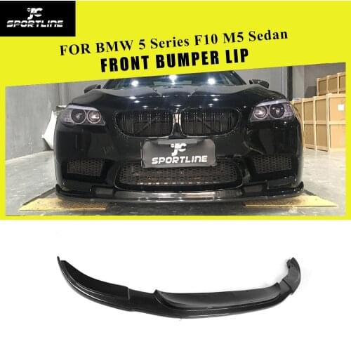 Carbon Fiber / FRP Front Bumper Lip Spoiler Splitters for BMW 5 series F10 M5 Sedan 4-Door 2012 - 2016
